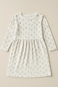 Платье Primark 1793203 белые цветы 74см