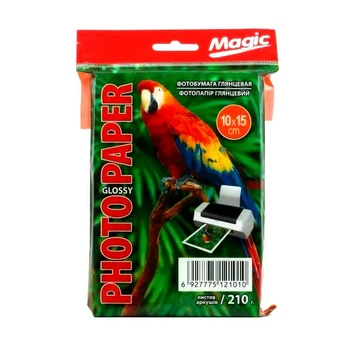 Фотопапір Magic 10*15CM глянцевий 210г (100 аркушів)