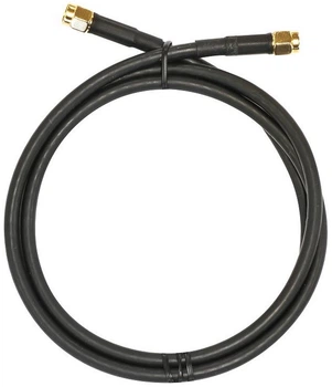 Антенний кабель (пігтейл) MikroTik SMA/Male, 1 метр, Чорний (SMASMA)