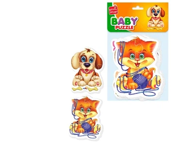 Магнитные бейби пазлы Домашние животные, Vladi Toys, VT3208-19