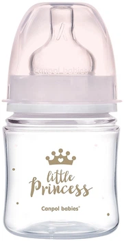 Бутылочка антиколиковая "PP Easystart Royal" с широким отверстием, 120 мл, розовая - Canpol Babies 120ml (1320576-31398294)