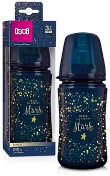 Бутылочка с силиконовой соской "Stardust", 240 мл - Lovi 240ml (1297148-31098127)