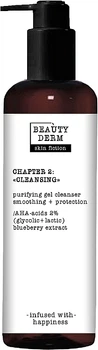 Очищающий гель для умывания с AHA-кислотами и черникой - Beauty Derm Skin Fiction Cleansing Gel 200ml (1415508-27299255)
