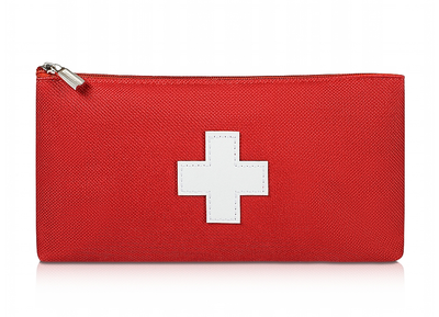Аптечка тканевая городская, красная 19x10x2 см "First Aid Kit" - MAKEUP First Aid Kit Bag S (1112964-27054998)