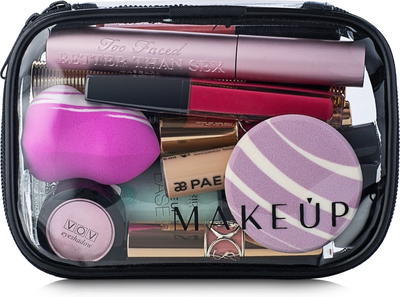Косметичка прозрачная "Visible Bag" 15x10x5 см (без наполнения) - MAKEUP (587745-27054647)