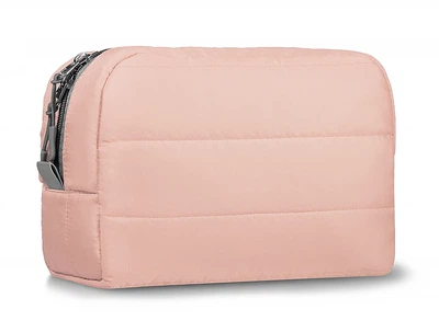 Косметичка стьобана, пудрова "Classy" - MAKEUP Cosmetic Bag Powder (1113055-27054852)