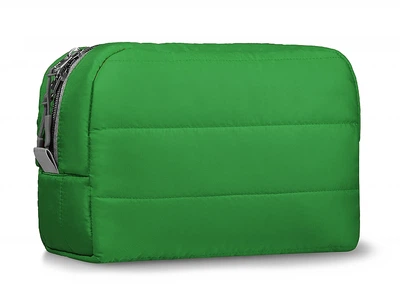 Косметичка стьобана, зелена "Classy" - MAKEUP Cosmetic Bag Green (1113071-27056532)