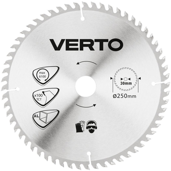 Tarcza do pilarki Verto 250 x 30 mm 61H108 (5902062997463)