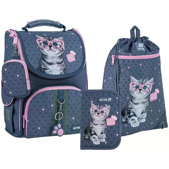 Школьный набор Kite Education Studio Pets SET_SP25-501S (рюкзак, пенал, сумка)