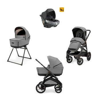 Детская универсальная коляска 3 в 1 Inglesina Aptica XT (автокресло Darwin i-Size) Canyon Grey