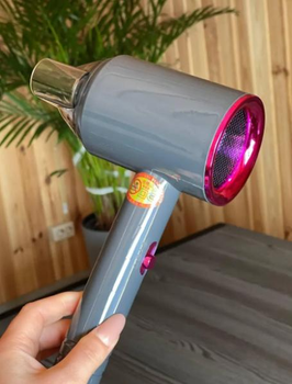 Мощный фен для сушки и укладки волос с ионизацией, Fashion hair dryer QUICK Drying hair care, электрический, с защитой волос и холодным обдувом
