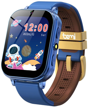 Smartwatch dla dzieci Bemi KIZZO Blue (6972689173983)