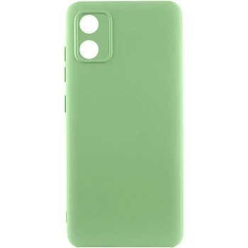 Чехол TPU GETMAN Liquid Silk Full Camera для Motorola Moto E13 Зеленый / Pistachio