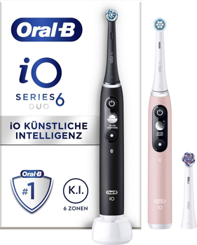 Электрическая зубная щетка Oral-B iO Series 6 Black Lava/Pink Sand