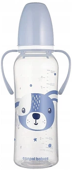 Стандартная бутылочка с ручками "Cute Animals", 250 мл, голубая - Canpol Babies 250ml (1378904-31106065)