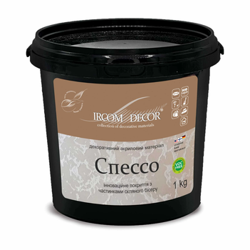 Акриловый декоративный материал Ircom Decor Спессо, 1 кг