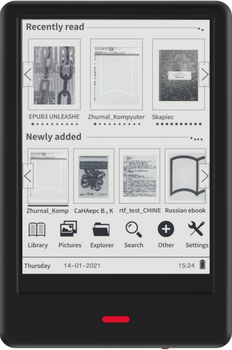 Електронна книга Bemi Cognita Touch CGT Black (6972689170579)
