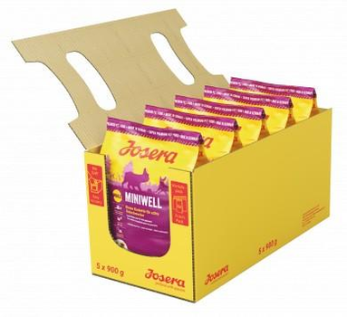 Сухой корм Josera Miniwell С особым вкусом для маленьких гурманов 0,9 кг х 5 (4,5кг)
