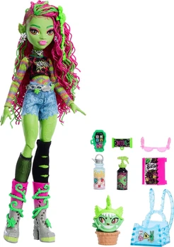Лялька Monster High Венера Монстро-класика нове покоління Монстр Хай Венера МакФлайтрап з вихованцем Monster High Venus McFlytrap