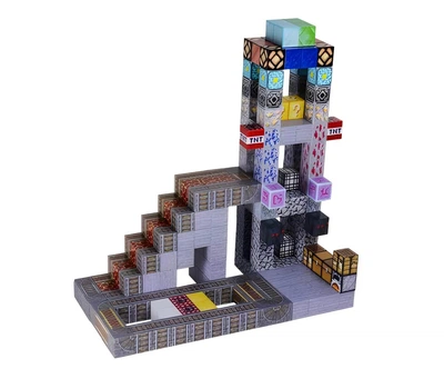 Магнитный конструктор Minecraft "Шахта" на 224 детали (224)