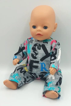 Одяг для Бебі Бон 36 - 38 см/Baby Born - Костюм "Літери"