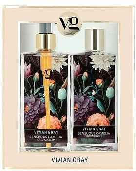 Набір гель для душу і крем-мило для рук - Vivian Gray Sensuous Camelia (sh/gel/350ml + cr/soap/350ml) (1452567-32117581)