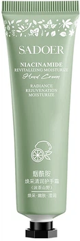 Крем для рук увлажняющий и восстанавливающий "Лимон" - Sadoer Niacinamide Revitalizing Moisturize Hand Cream 30ml (30ml) (1273437-192767371-2)