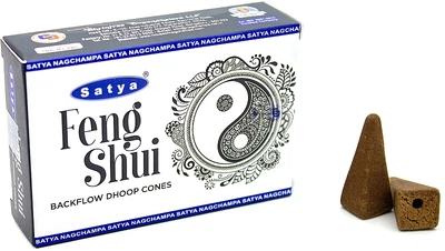 Стелющиеся дымные благовония конусы "Фэншуй" - Satya Feng Shui Backflow Dhoop Cones 10шт (1170909-1562560-2)