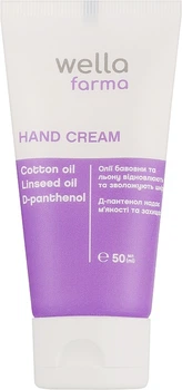 Крем для рук с маслами хлопка и льна - Wella Farma Hand Cream 50ml (50ml) (1261008-42071935-2)