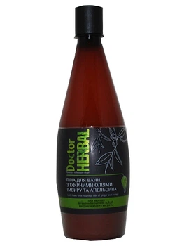 Пена для ванн с эфирными маслами имбиря и апельсина - Doctor Herbal Bath Foam With Essential Oils Ginger And Orange 700ml (700ml) (1276966-1321251605-2)