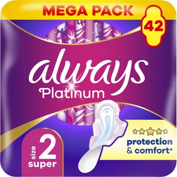 Гігієнічні прокладки Always Platinum Super Розмір 2 42 шт (8700216784443)