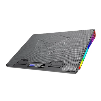 Підставка-кулер для ноутбука Meetion Gaming Cooling Pad CP5050 |9-19"| з RGB-підсвіткою Black