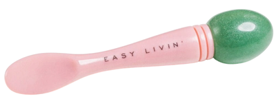 Шпатель Easy Livin Aventurine для зачерпування крему та масажу зони навколо очей (5907796692523)