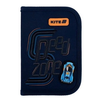 Пенал твердый Kite Speed Zone, 1 отдел., 2 отв., без наполнения (K25-622-4)