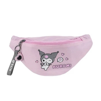 Сумка на пояс бананка дитяча Kite Kids Kuromi, для дівчаток, рожевий (HK25-2577-1)