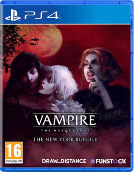 Гра PS4 Vampire: The Masquerade - Coteries of New York + Shadows of New York Collector's Edition (Blu-ray диск) (5056607400052)