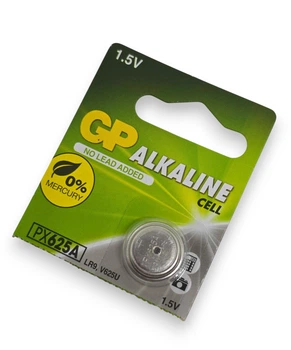 Батарейка щелочная GP 177 GP PX625A 1.5V alkaline cell 15.6*5.95mm (04075)