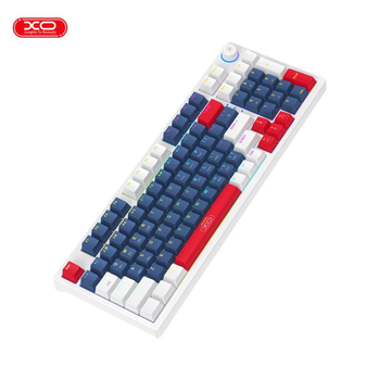 Клавіатура XO KB-08 Wireless Tri-mode 96-key Mechanical Колір Синій+білий+червоний