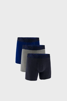 Трусы-боксерки мужские Under Armour Ua Performance Cotton - Solid 6 3Pk LG Комбінований 1383889-410