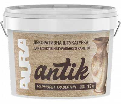 Декоративна штукатурка з ефектом натурального каменю Aura Antik 15кг