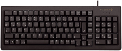 Klawiatura przewodowa Cherry G84-5200 USB Black (G84-5200LCMEU-2)