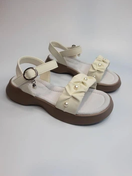 Босоножки для девочки Apawwa 725 beige беж р. 32-18,5 см