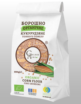 Мука кукурузная органическая Галекс-Агро 800 г