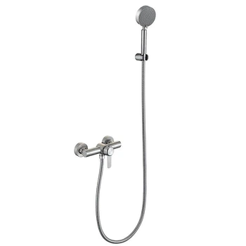 Смеситель для душа Mixxus FAN-003 из нержавеющей стали SUS304 настенный одноручный с картриджем (134-94-MI6102)