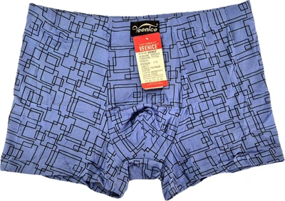 Трусы боксеры мужские Venice 10504 синий 4XL