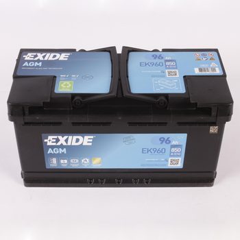 Автомобільний акумулятор EXIDE AGM (-/+) 12V 96Ah (850A) Euro EK960 (AKBLI10222)