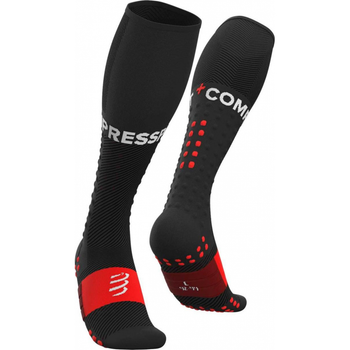 Компресійні гольфи для спорту Compressport Full Socks Run, чорні, розмір T4 (45–48 см)