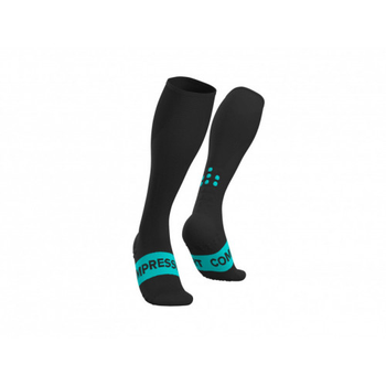 Компресійні гольфи Compressport Full Socks Race Oxygen, чорні, розмір T2 (39–41 см)