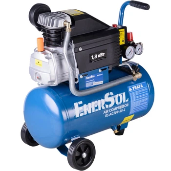 Компрессор воздушный EnerSol ES-AC200-25-1 1.8 кВт 230В 8 бар 25л масляный