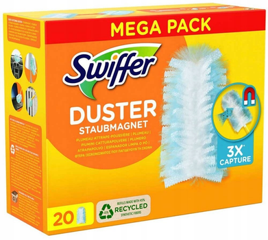 Wklady wymienne Swiffer do kurzu przyciagajace i zatrzymujace kurz 20 szt (8006540785249) (955555905120232) - Outlet
